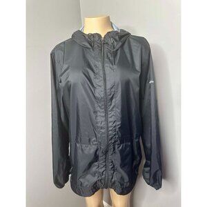 Columbia Black Hooded Windbreaker – XL